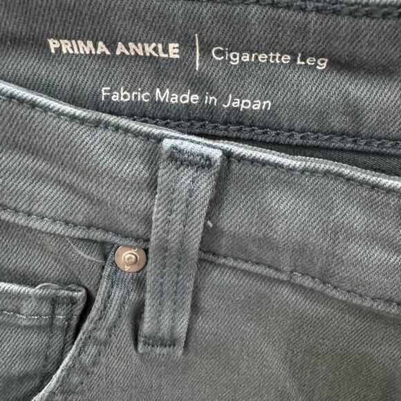 AG Prima Cigarette Ankle Jeans Blue Gray 32x28 NWT Sold Out - Picture 5 of 8